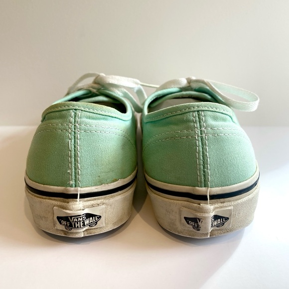 Vans Mint Green Low Top Retro Classic Casual Sneakers Size 9 Women’s - Picture 6 of 11